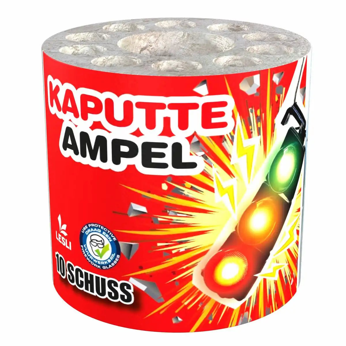 LESLI Batterie Kaputte Ampel 10 Schuss Kat.F2