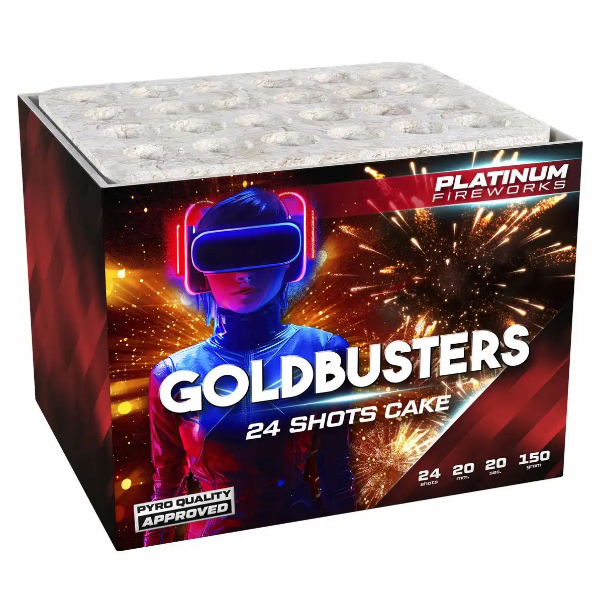LESLI Batterie Goldbusters 24 Schuss Kat.F2