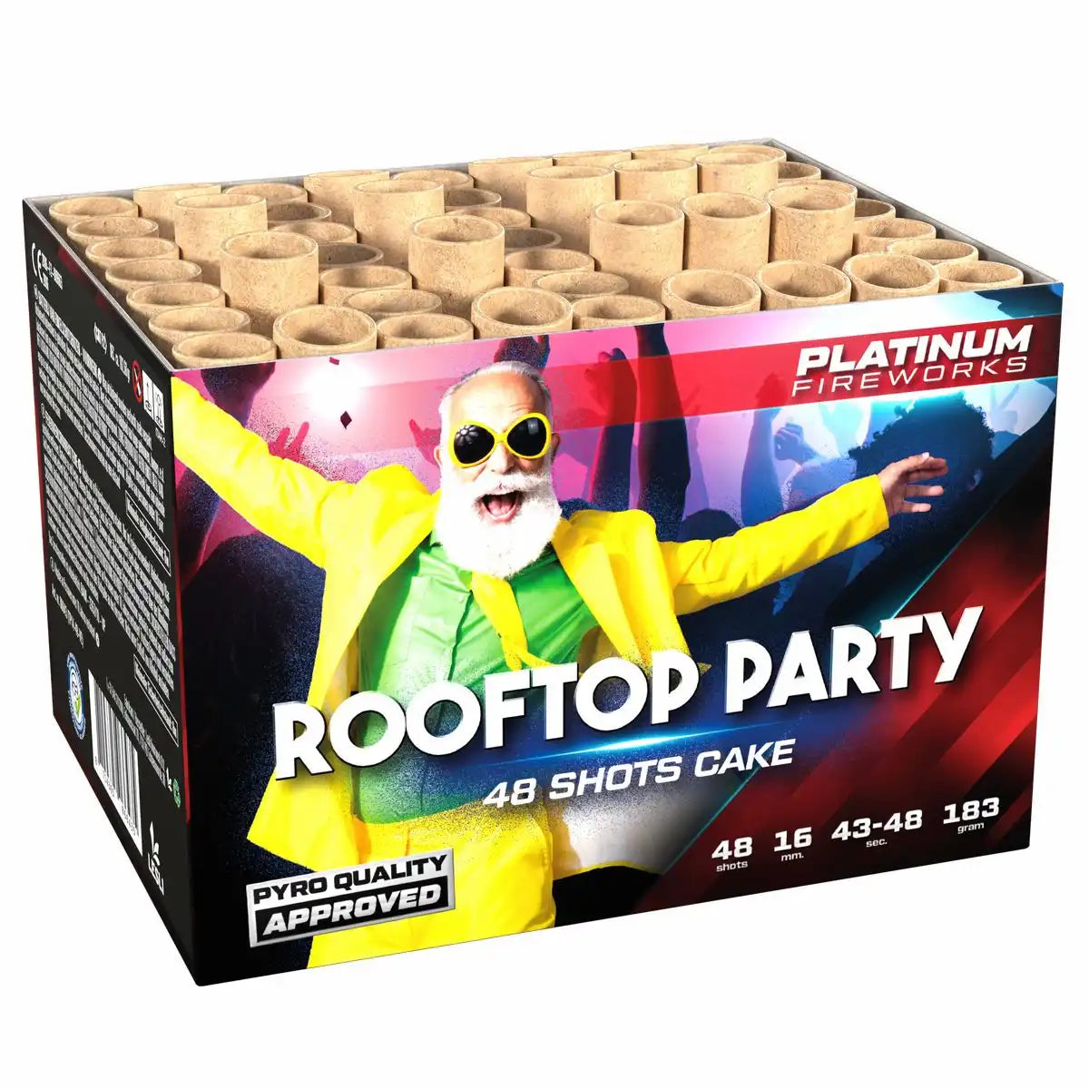 LESLI Batterie Rooftop Party 48 Schuss Kat.F2