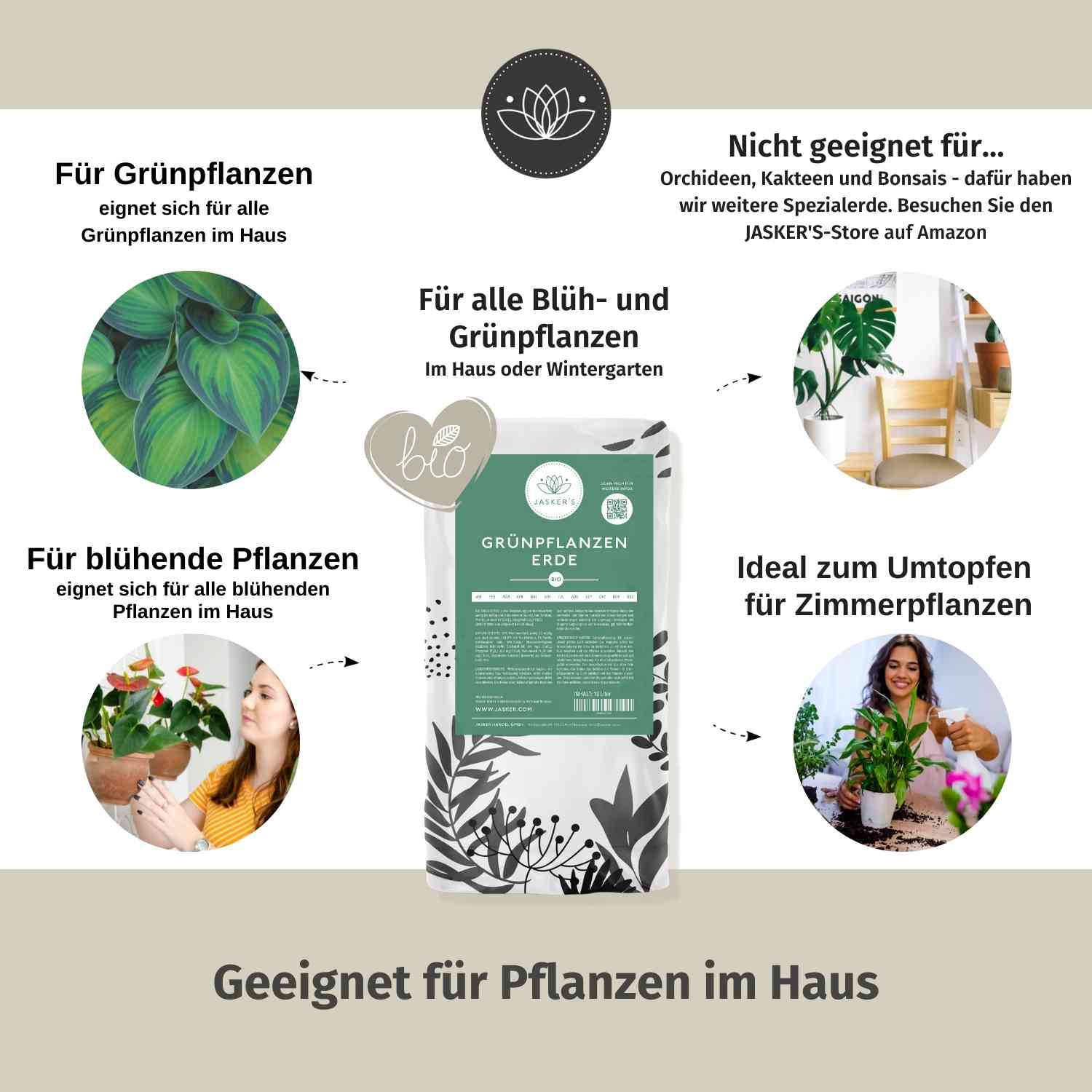 Grünpflanzenerde mit Dünger