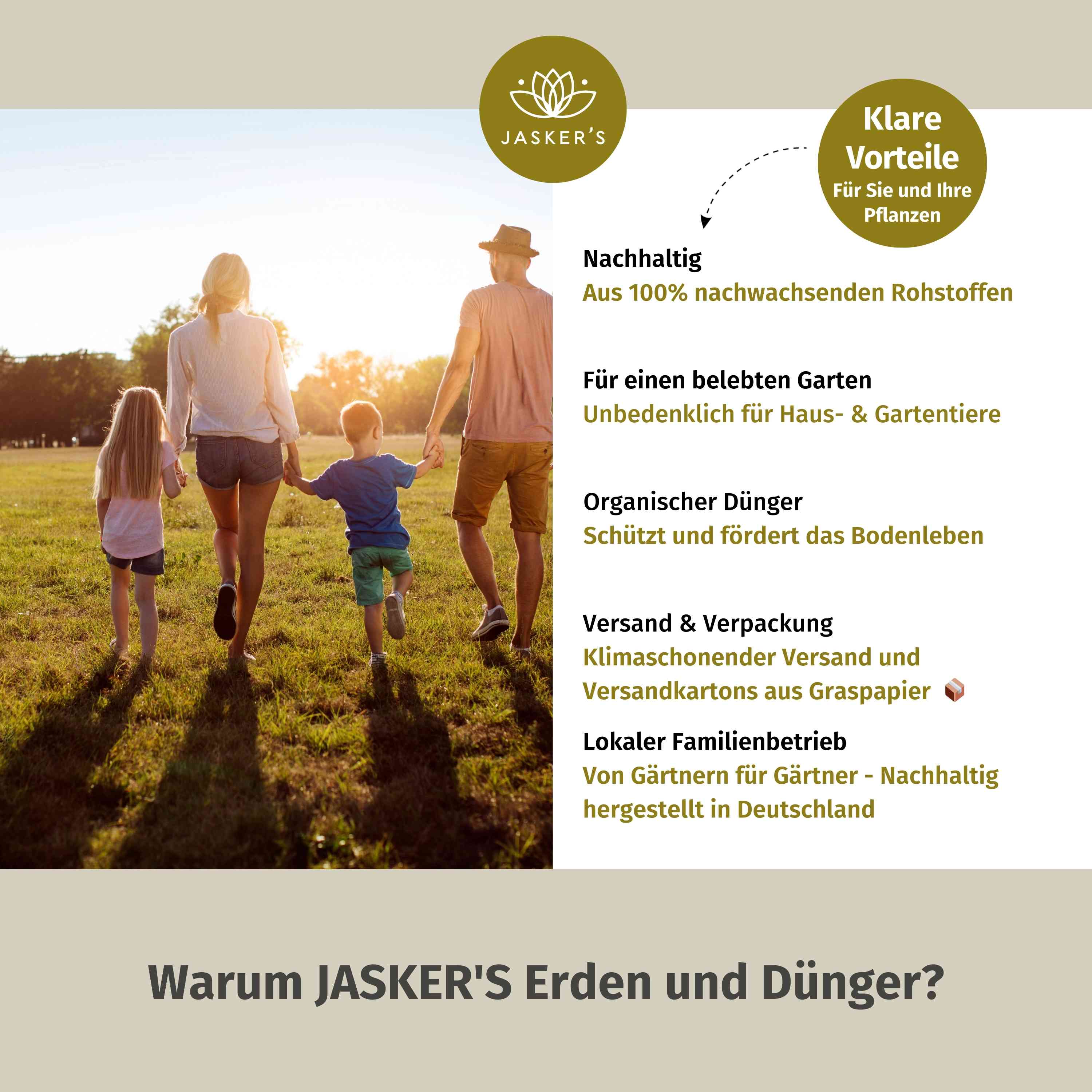 JASKERS® Sukkulentenerde mit Dünger & Wurzelaktivator
