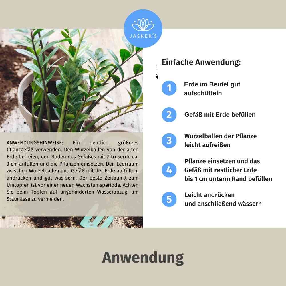 JASKERS® Zimmerpflanzenerde mit Dünger