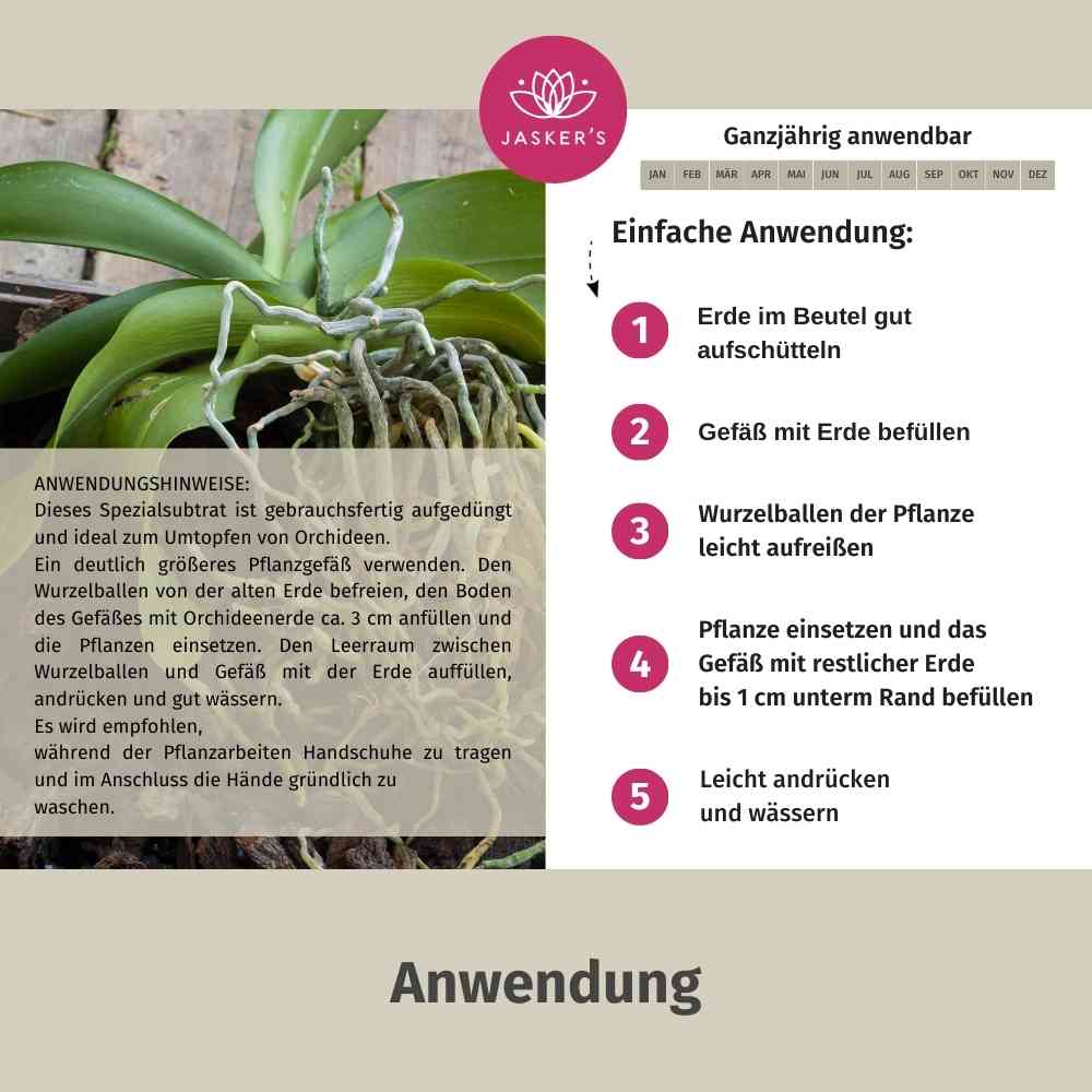SPARSET: Orchideenerde + Flüssigdünger