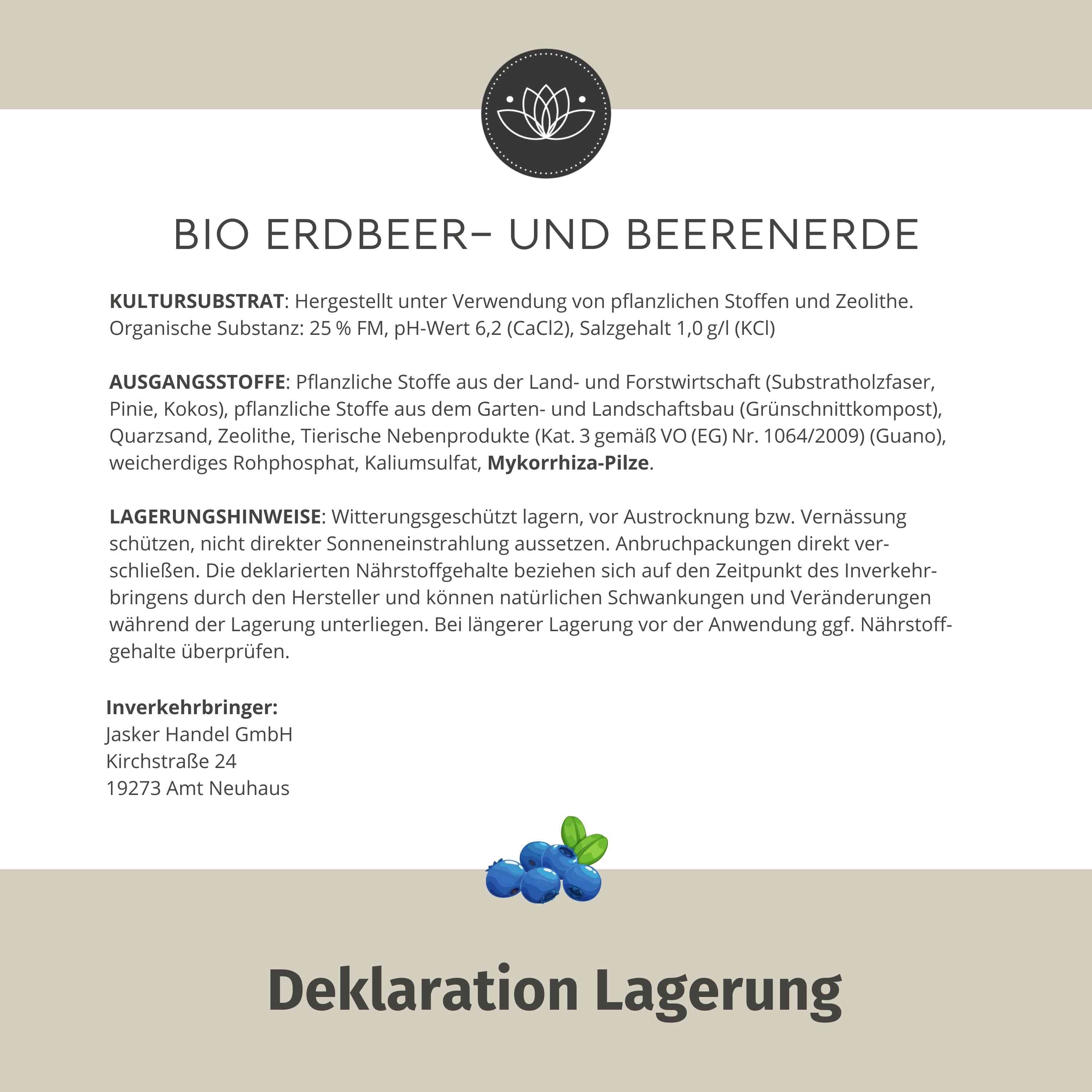 Erdbeererde Bio für schmackhafte Früchte