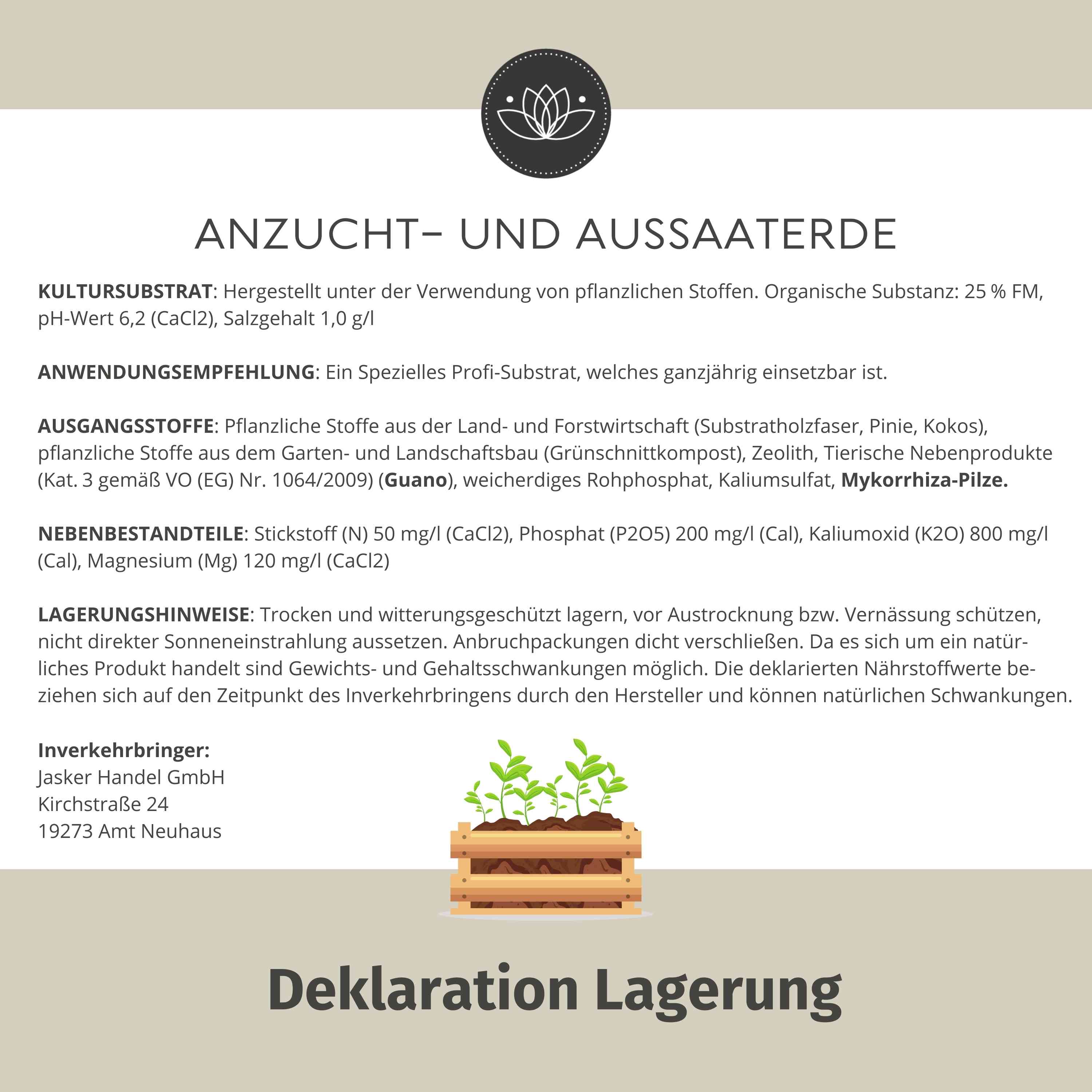 Anzuchterde Bio