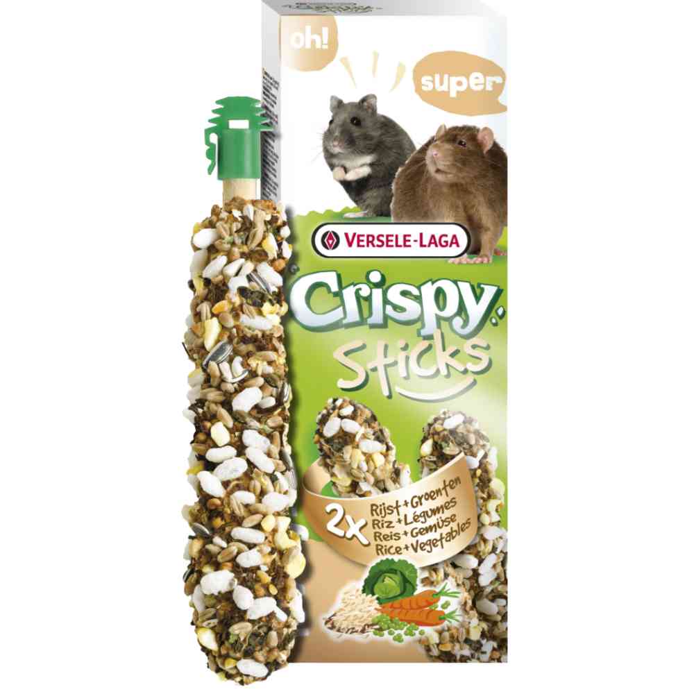 Sticks Hamster-Ratten Reis & Gemüse 2x55