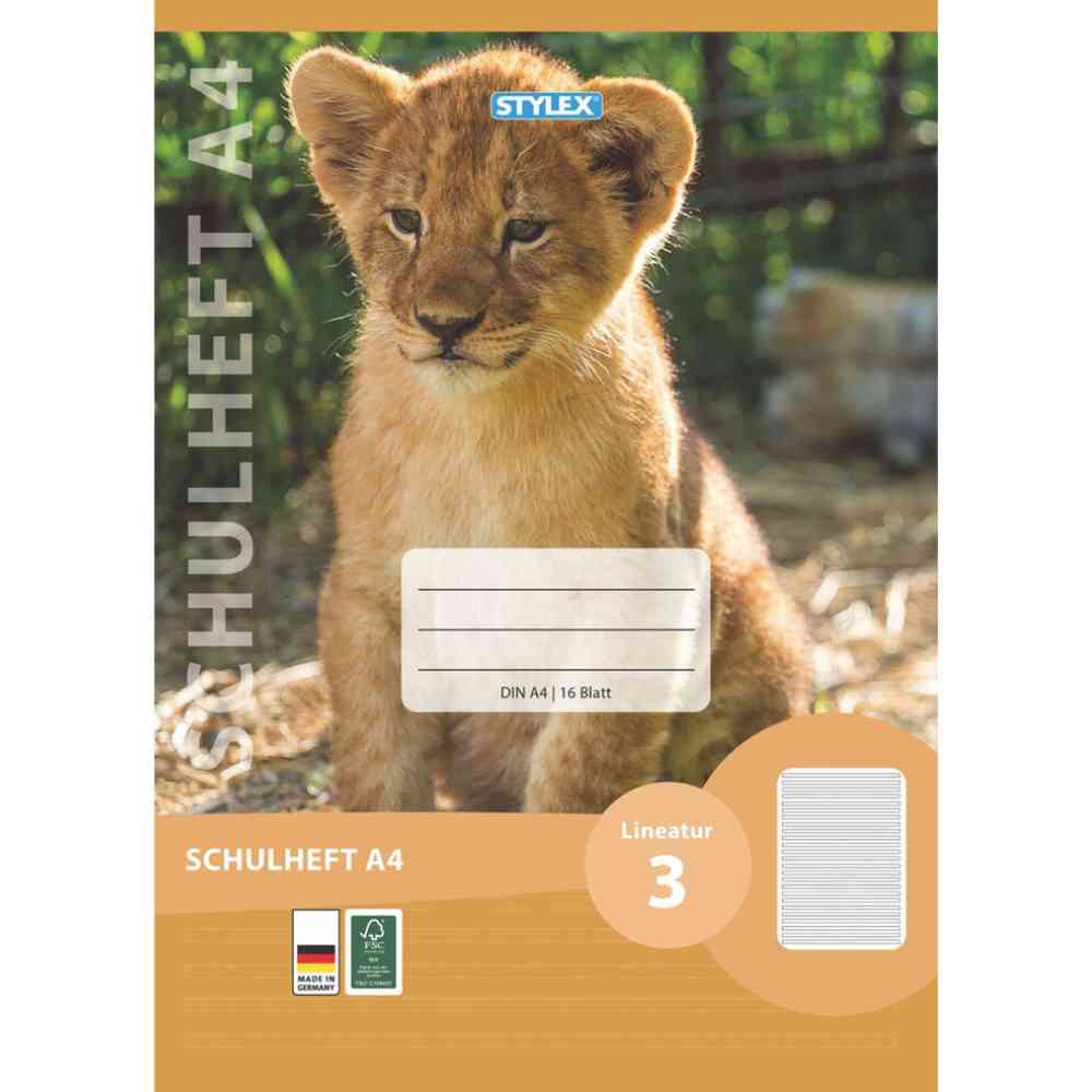 stylex-Schulheft-lineatur-3-din-a4-16-blatt