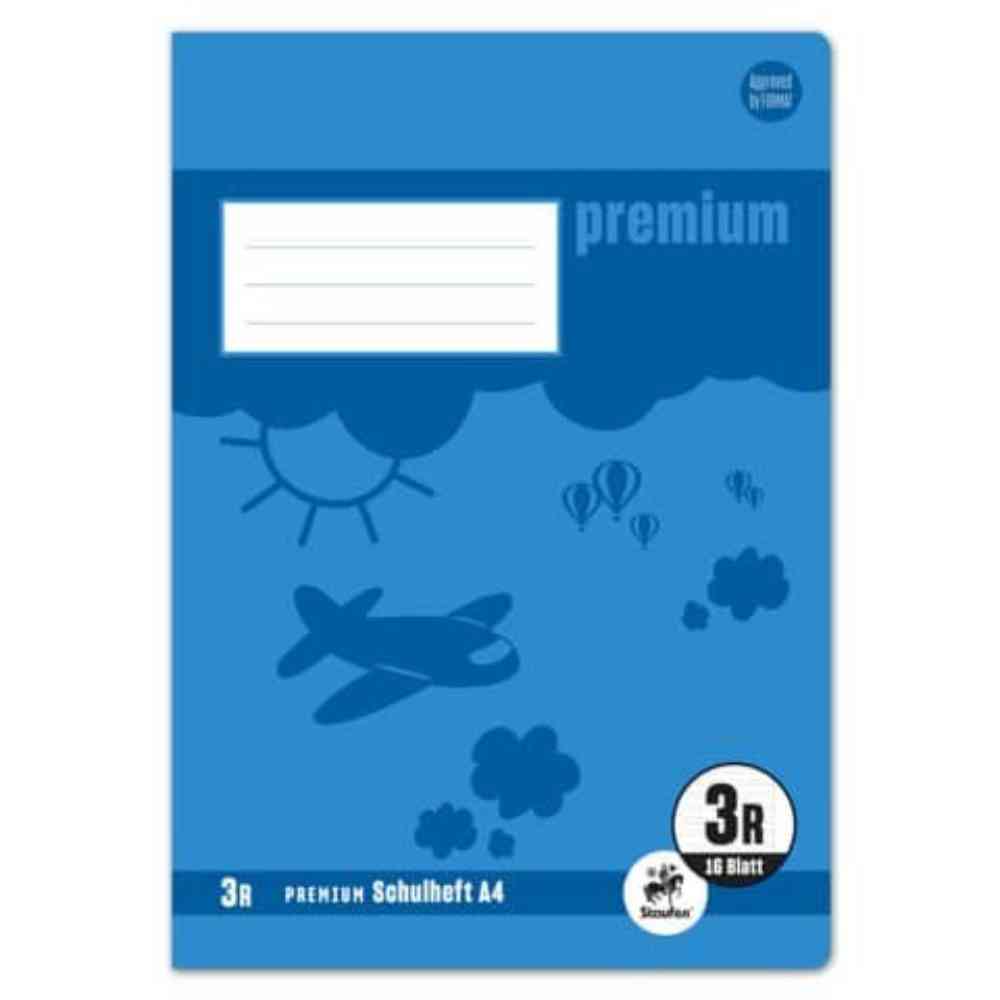 Staufen Premium Heft PREMIUM LIN 3R - A4, 16 Blatt, 90 g/qm, DoppelPREMIUM LIN ien mit Rand