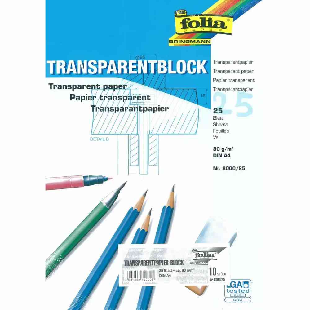 Folia Transparentblock