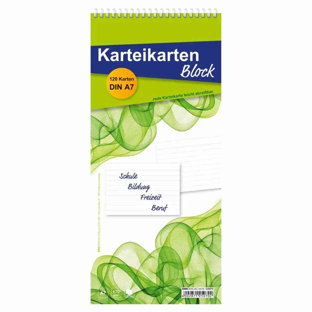 Karteikartenblock A7 170g