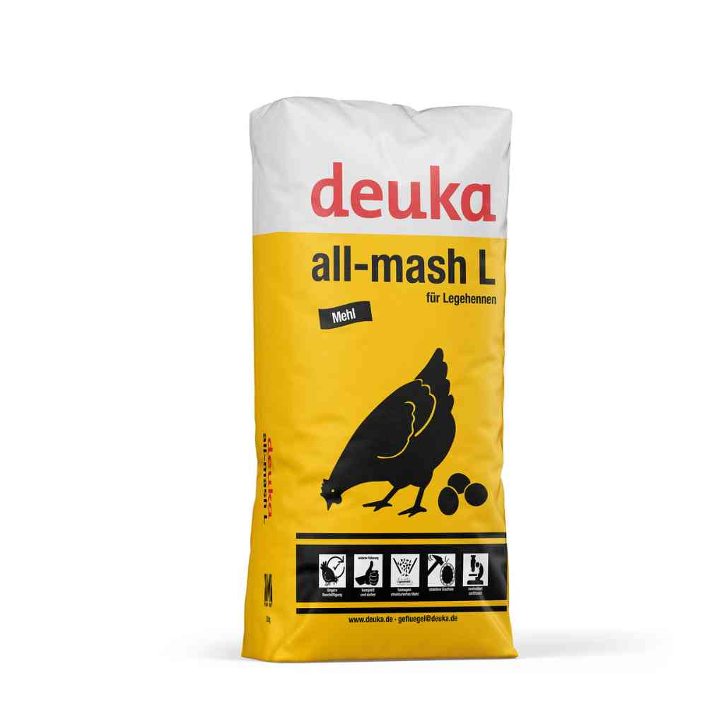 Deuka All Mash L - Alleinfutter Mehl - 25Kg