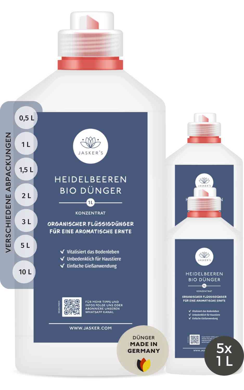 Bio Heidelbeer-Dünger flüssig 5 L