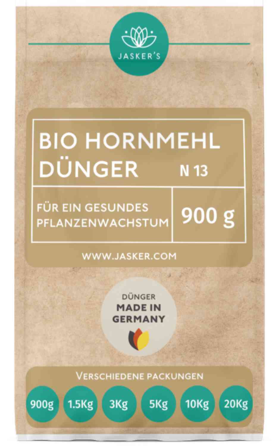 Hornmehl 900g - Universal Naturdünger für alle Pflanzen