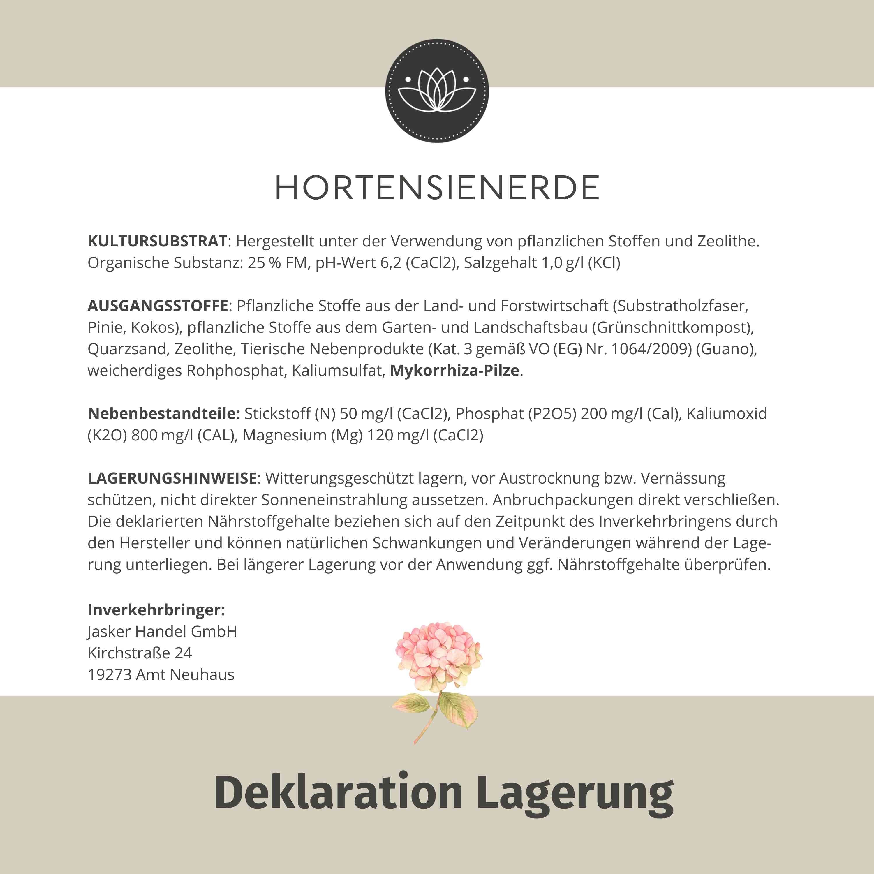 Hortensienerde 5L Bio