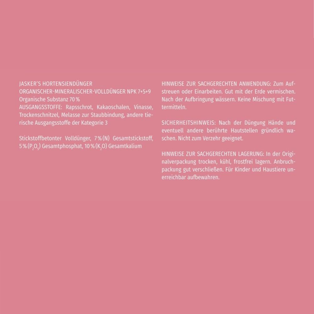 Hortensien Dünger - Dünger für alle Hortensienarten