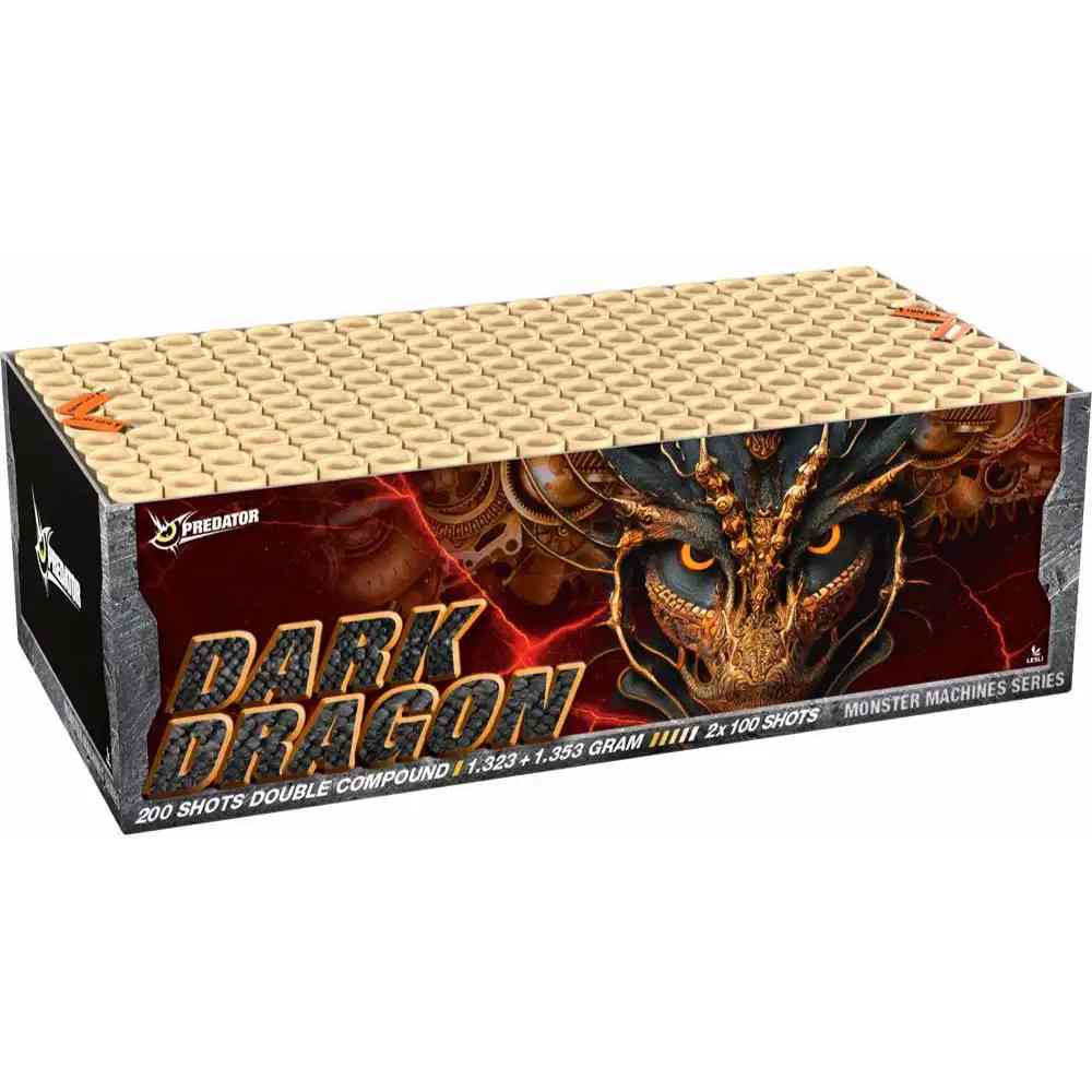 LESLI Verbundbatterie Dark Dragon 200 Schuss Kat.F2