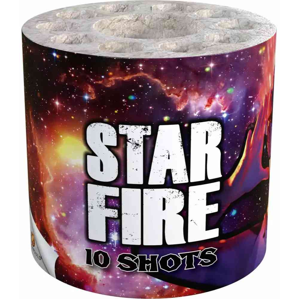 LESLI Feuerwerksbatterie Starfire 10 Schuss Kat.F2