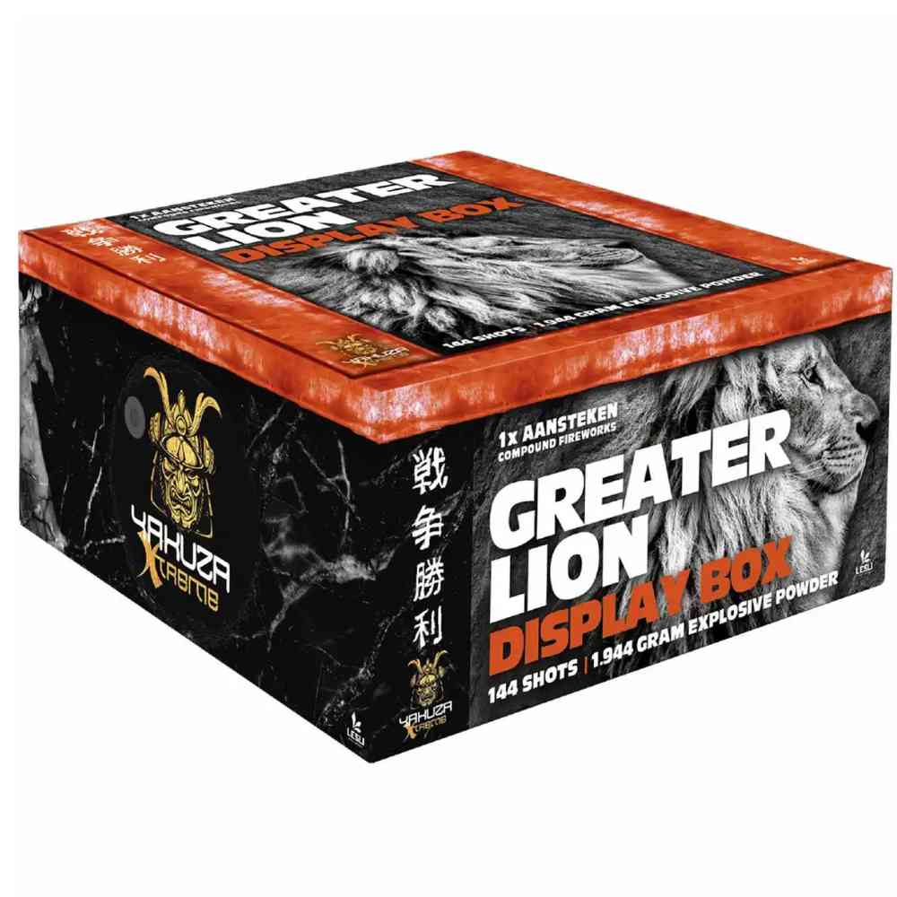 LESLI Verbundbatterie Greater Lion 144 Schuss Kat. F2