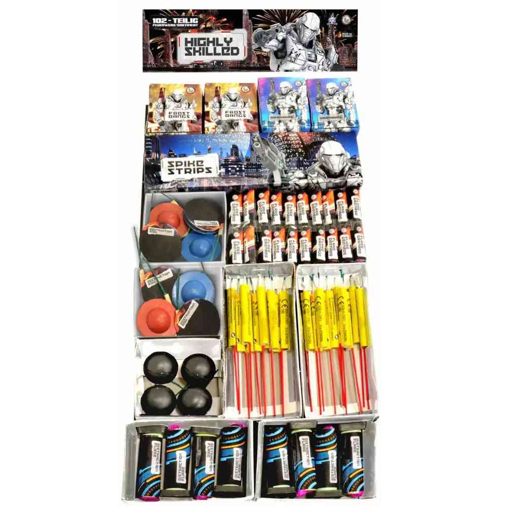 LESLI Silvester Sortiment Highly Skilled Kat. F1 102 Teile