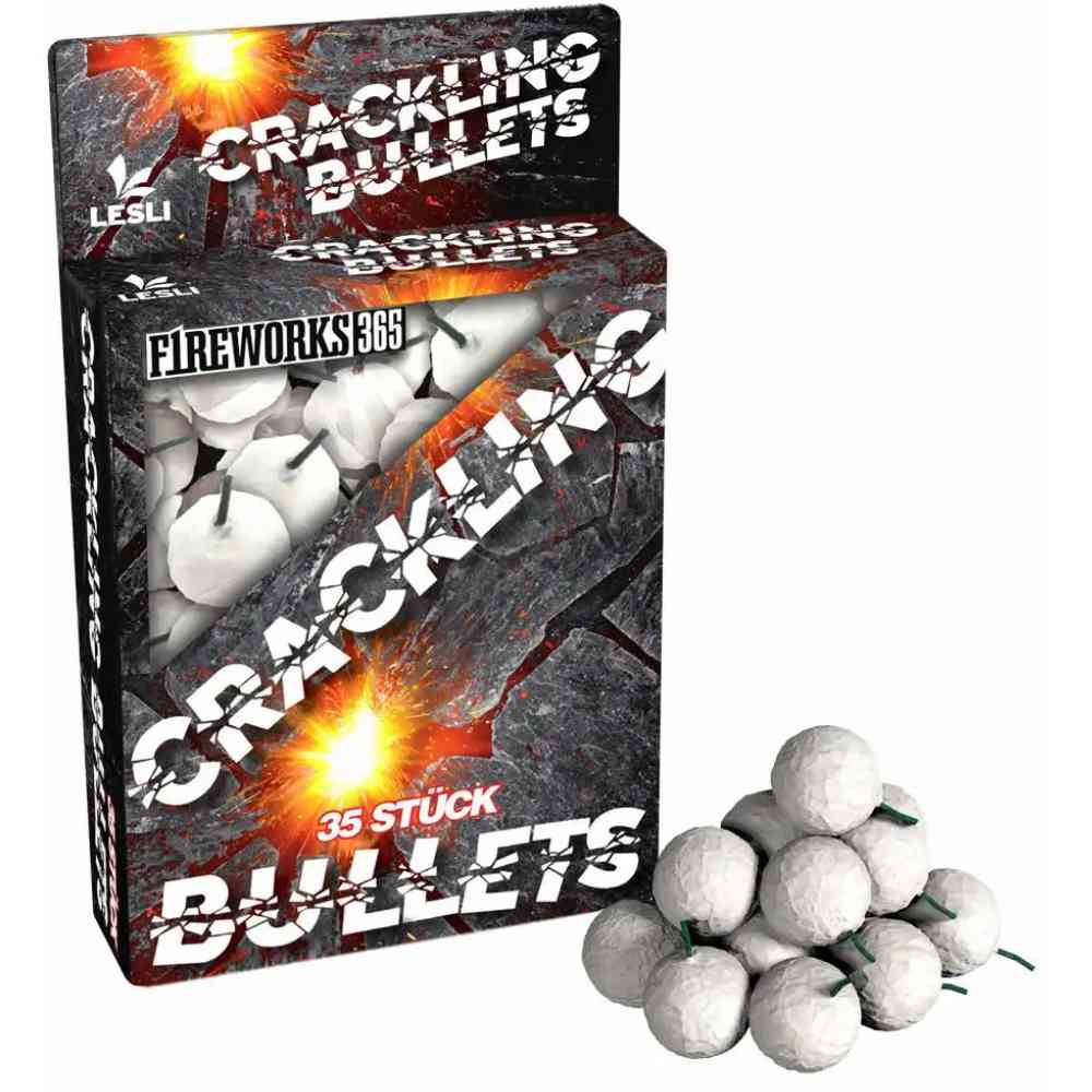 LESLI Knisterbälle Crackling Bullets Kat. F1 35 Stück