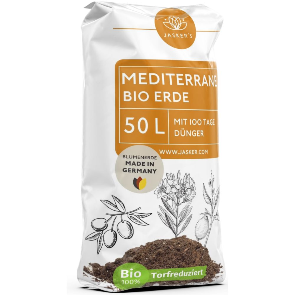Bio Mediterrane Erde & Kübelpflanzenerde mediterran 50 L