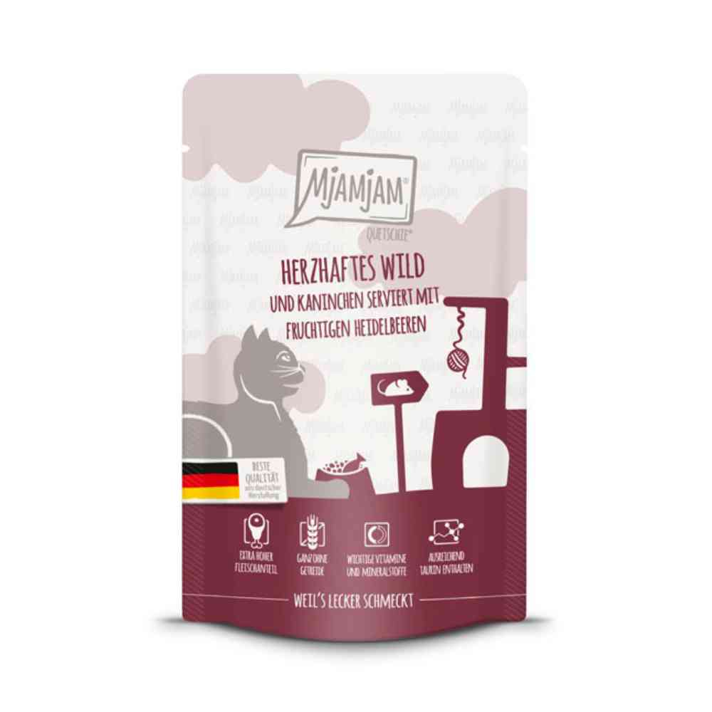 Mjamjam - Wild, Kaninchen und Heidelbeeren