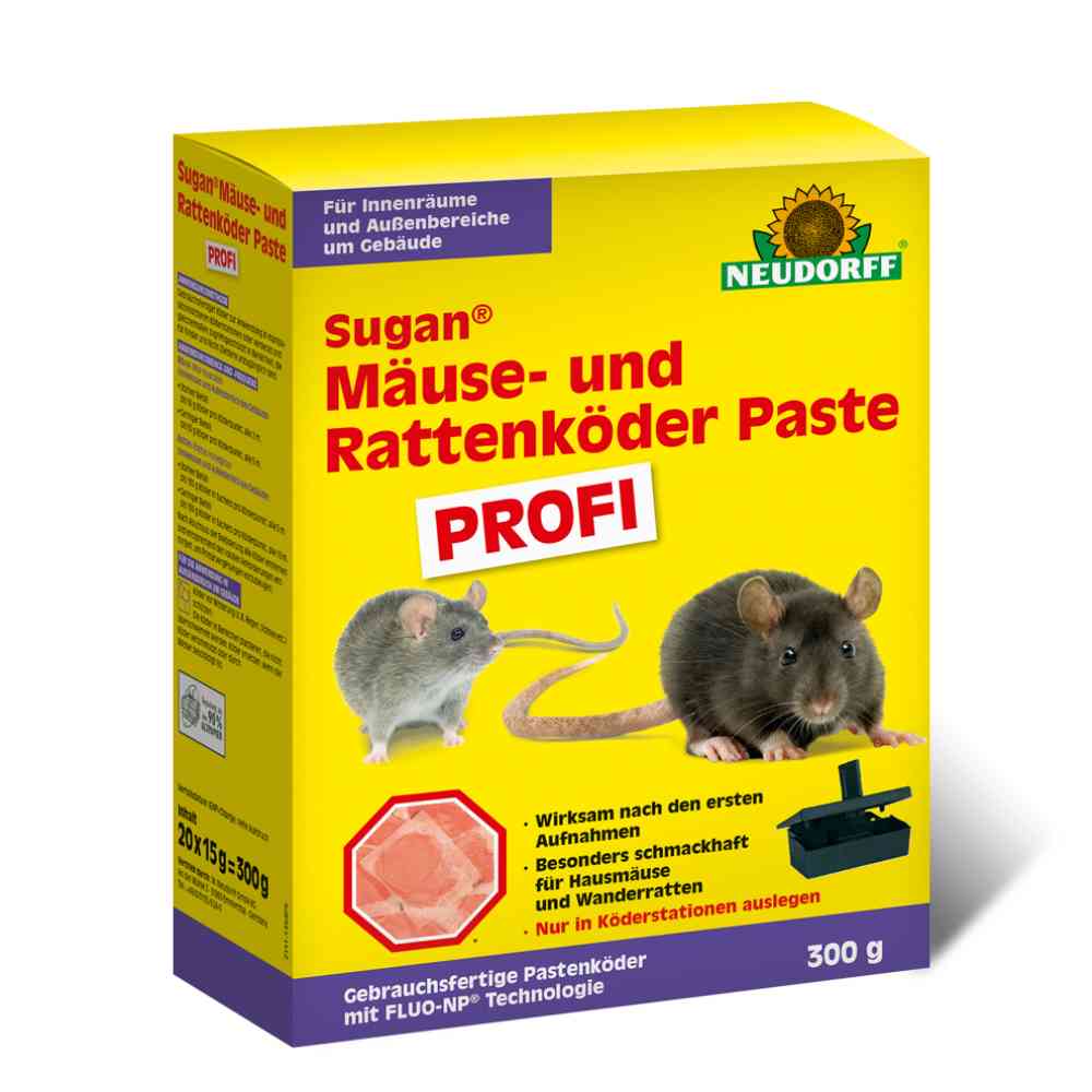 NED Sugan Mäuse- und Rattenköder Paste PROFI 300g