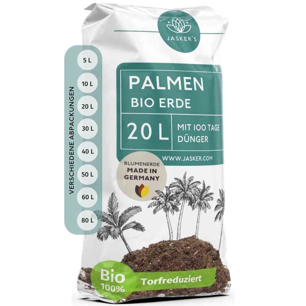 Palmenerde mit Dünger