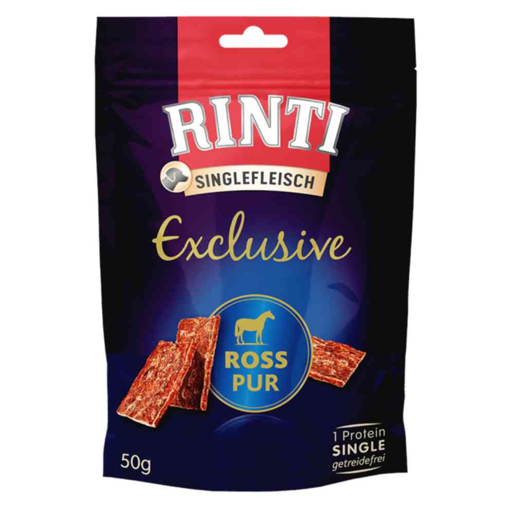 Rinti Singlefleisch Exclusive snack Ross 50g