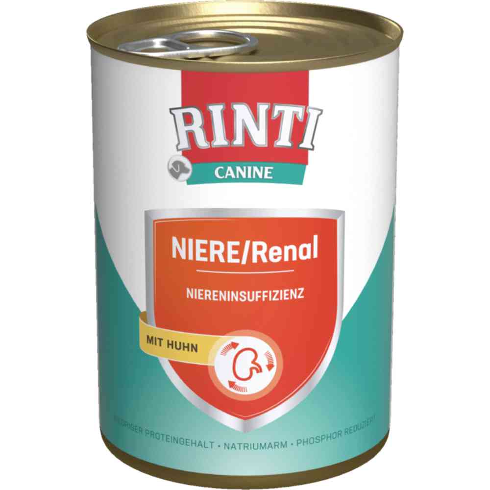 Rinti Canine Niere/Renal mit Huhn 400g Dose