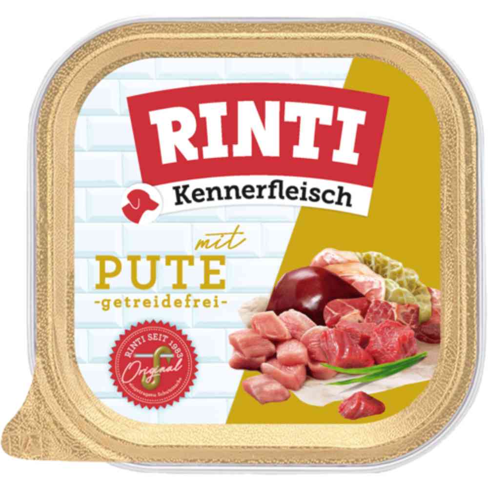 Rinti Schale Kennerfleisch Plus Pute 300g