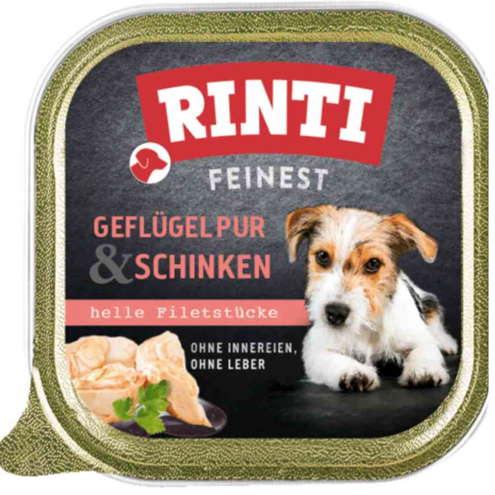 Rinti Schale Feinest Geflügel pur & Schinken 150g