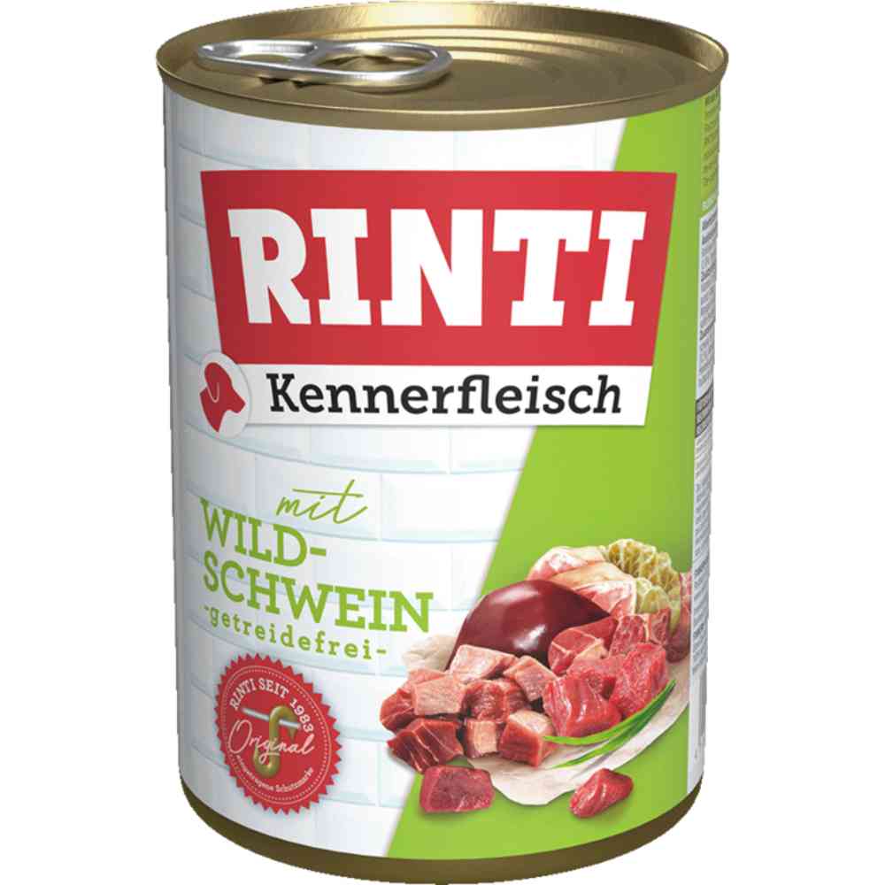 Rinti Kennerfleisch Wildschwein 400 g Dose