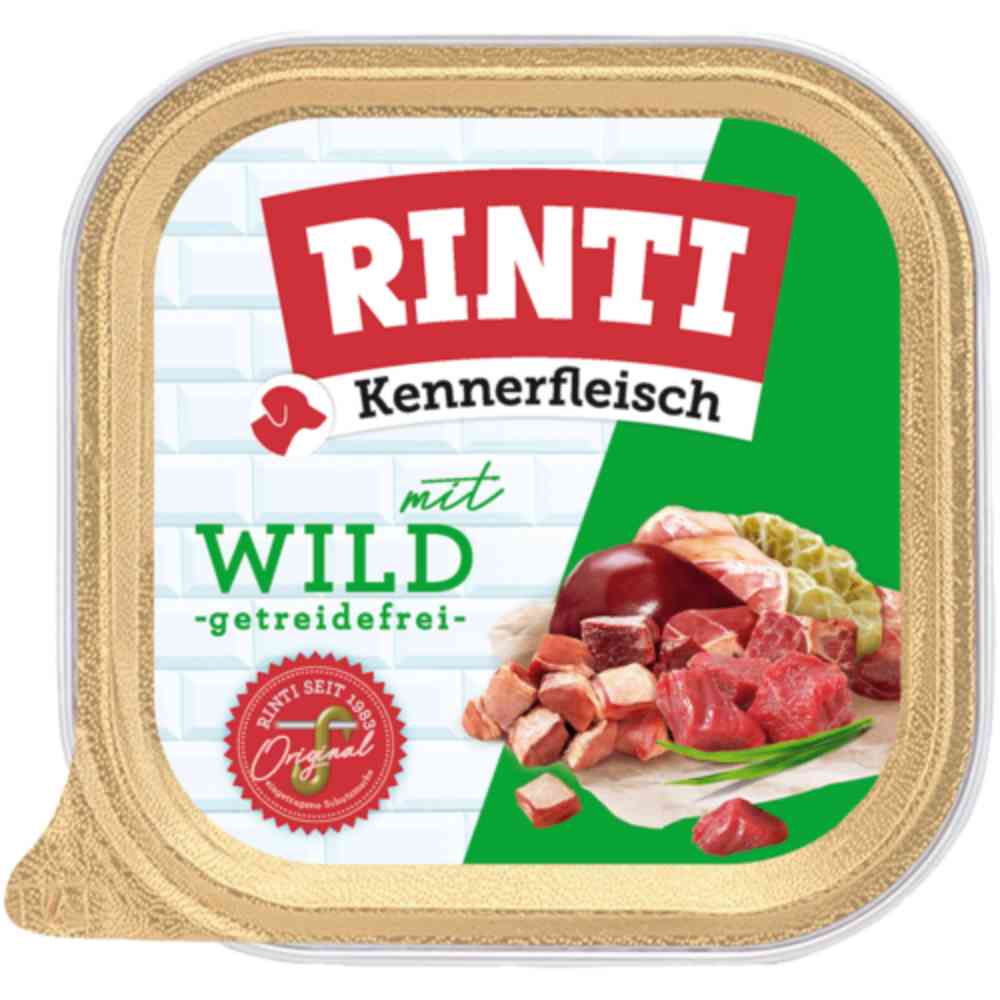 Rinti Schale Kennerfleisch Plus Wild 300g
