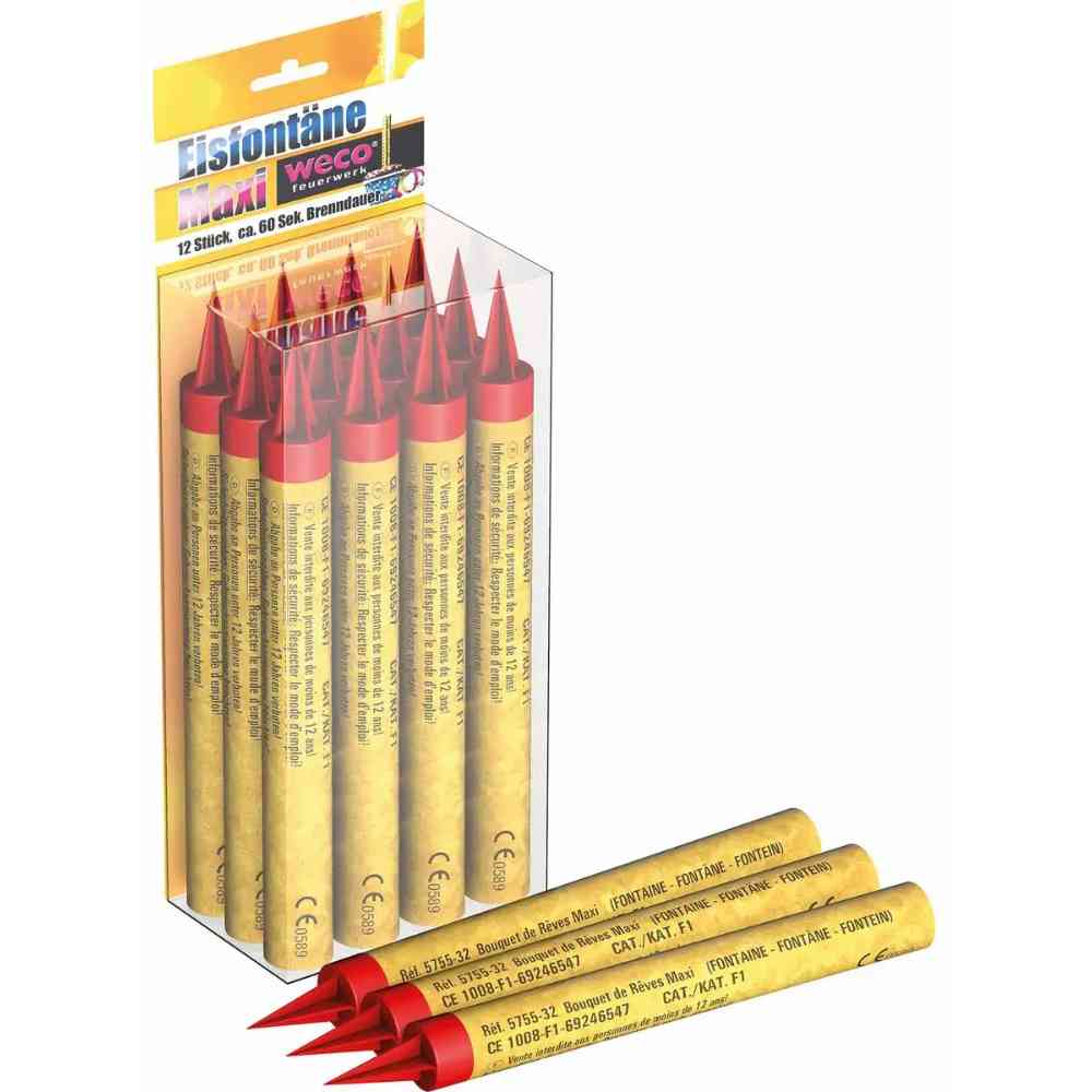 Weco Eisfontänen Maxi 12er Kat.F1