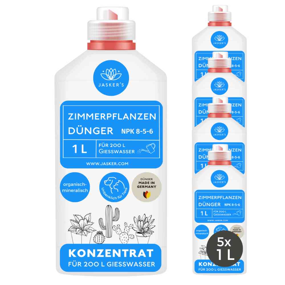 Zimmerpflanzen Dünger flüssig 5 Liter - Flüssigdünger für Zimmerpflanzen