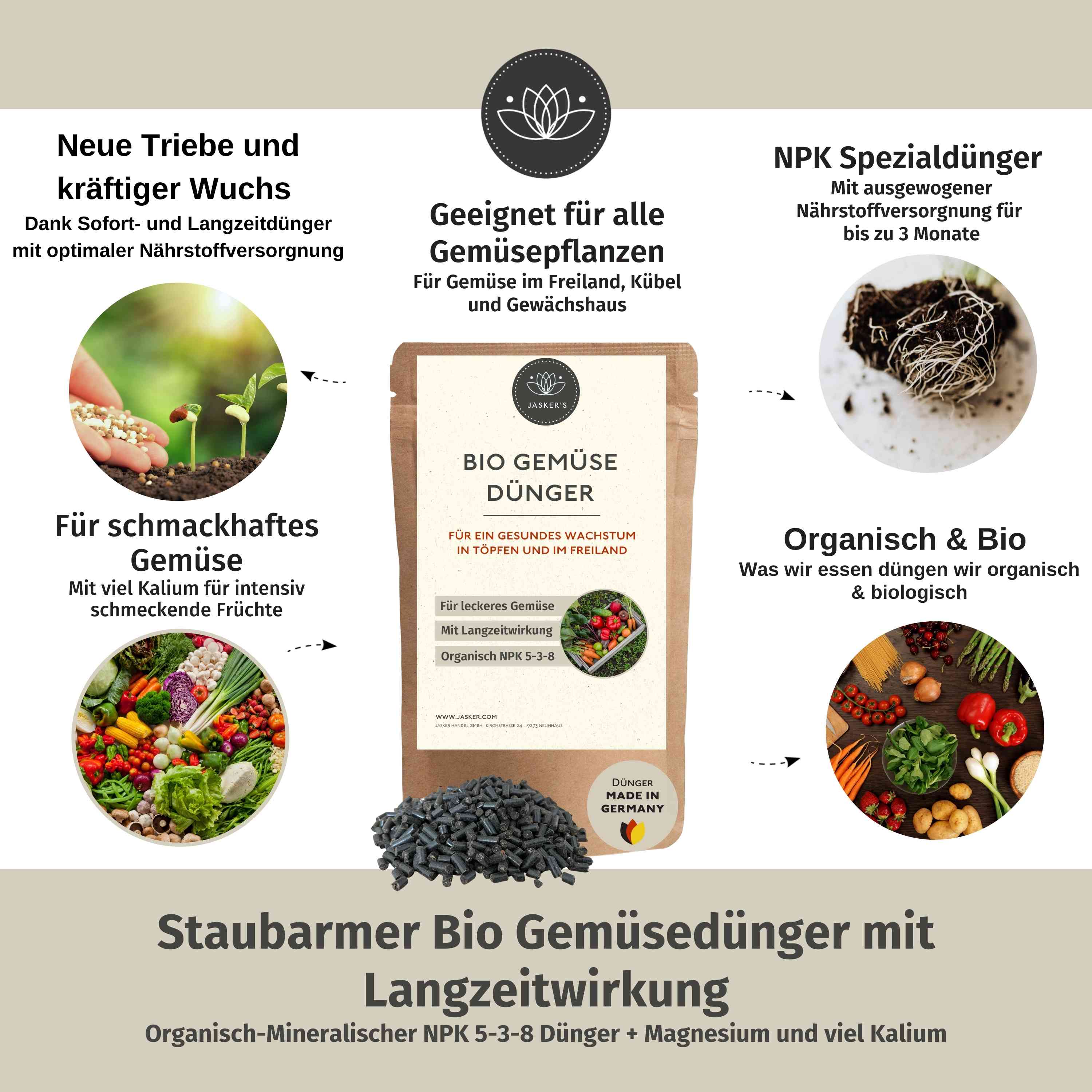 Gemüsedünger Bio Langzeit