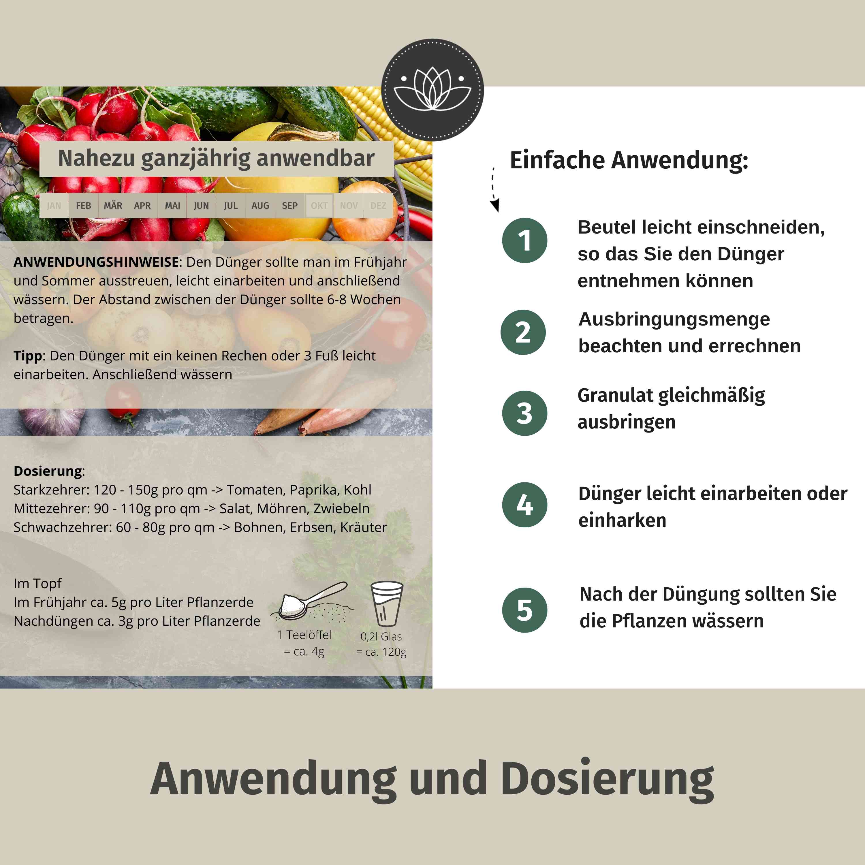Gemüsedünger Bio Langzeit