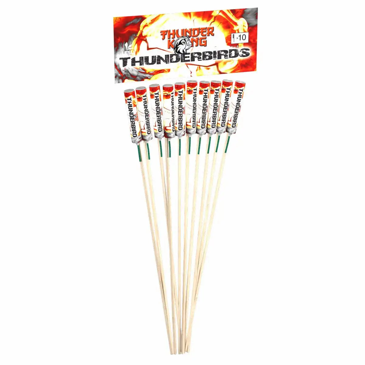 LESLI Pfeifraketen Thunderbirds Kat.F2 10 Stück