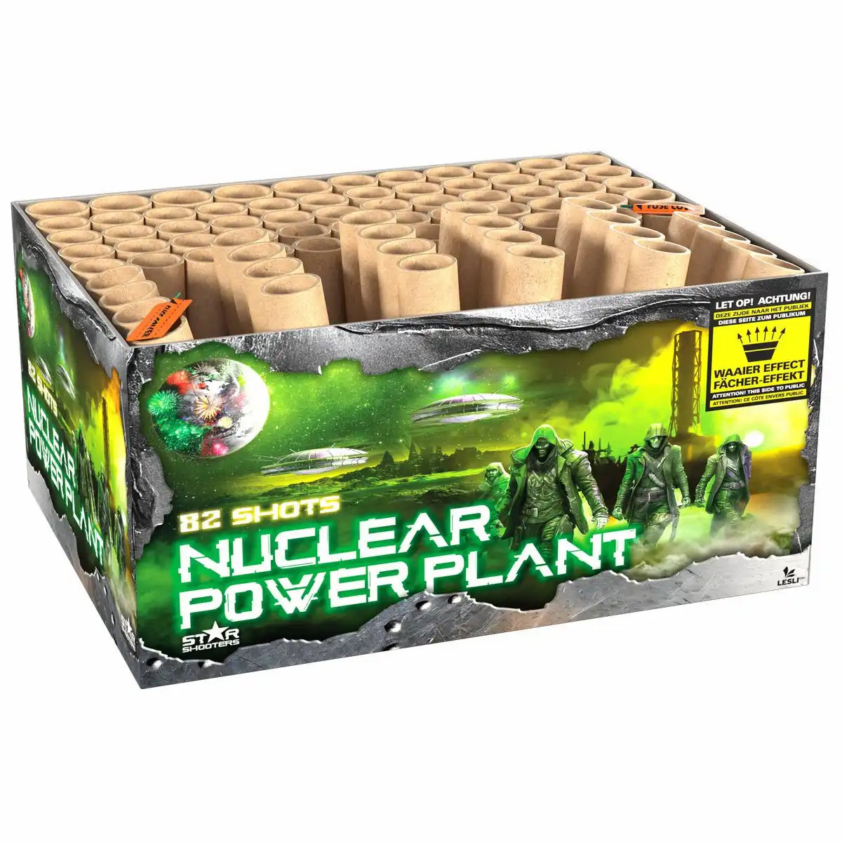 LESLI Verbundbatterie Nuclear Power Plant 82 Schuss Kat.F2