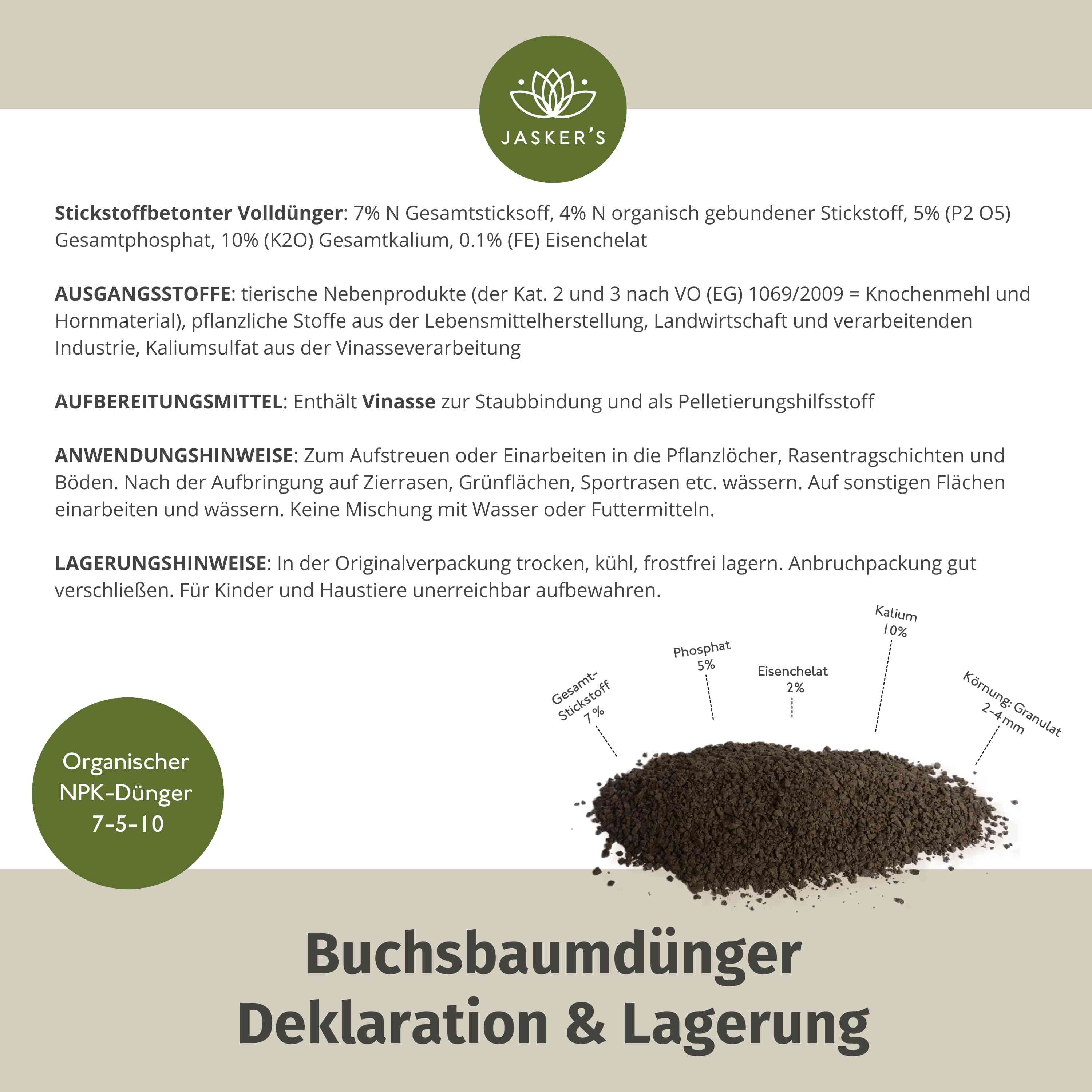 Buchsbaum Dünger