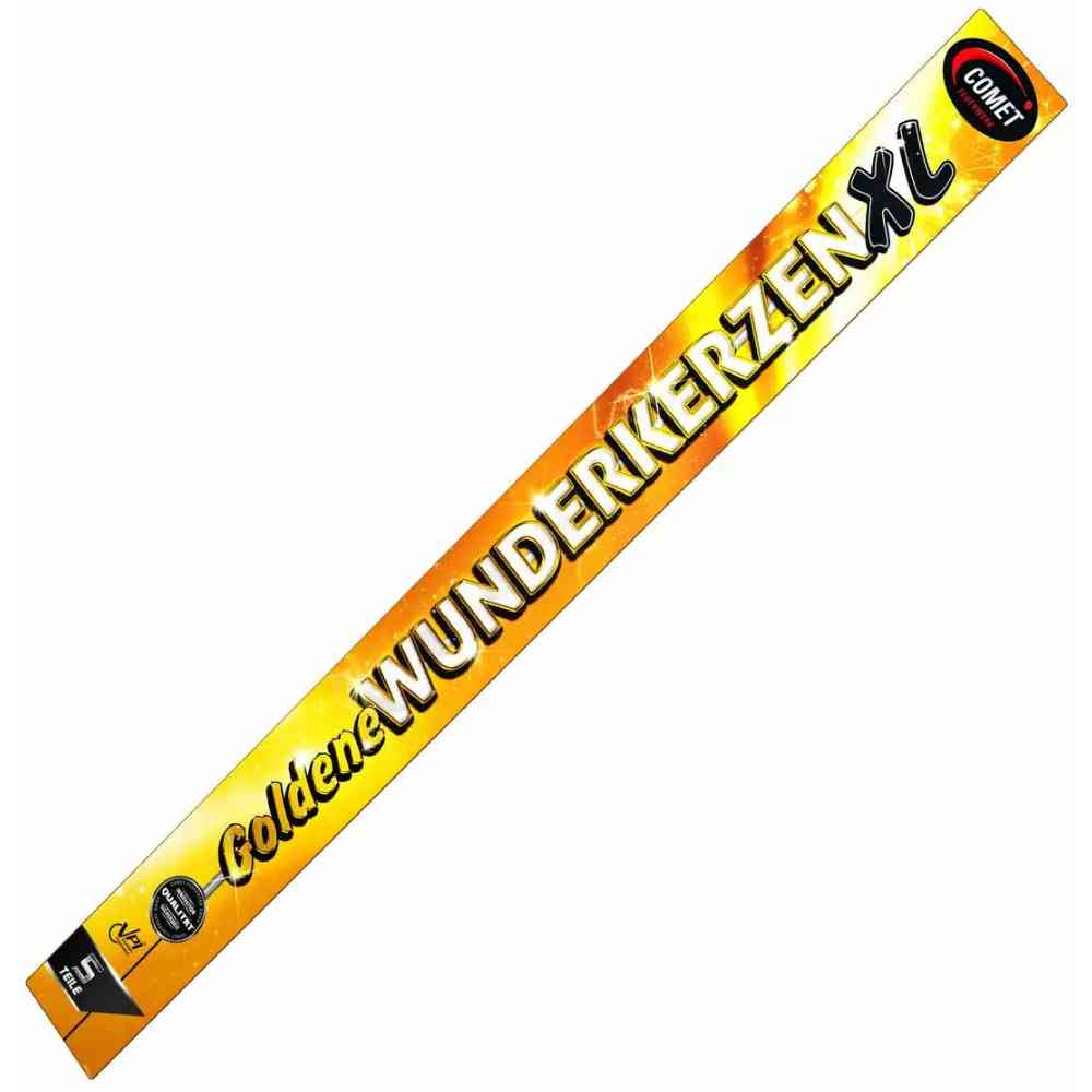 COMET Wunderkerzen XL Kat. F1 gold 55cm 5 Stück