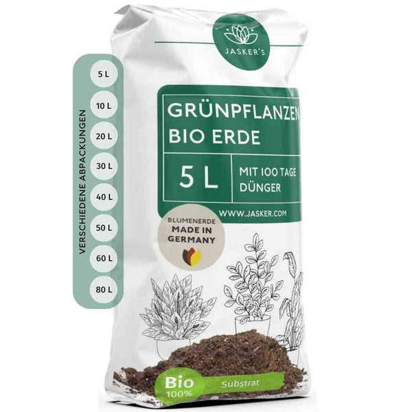 Bio Grünpflanzen Erde Mit Dünger | Premium Blumen Produktbild-Vorschau 7
