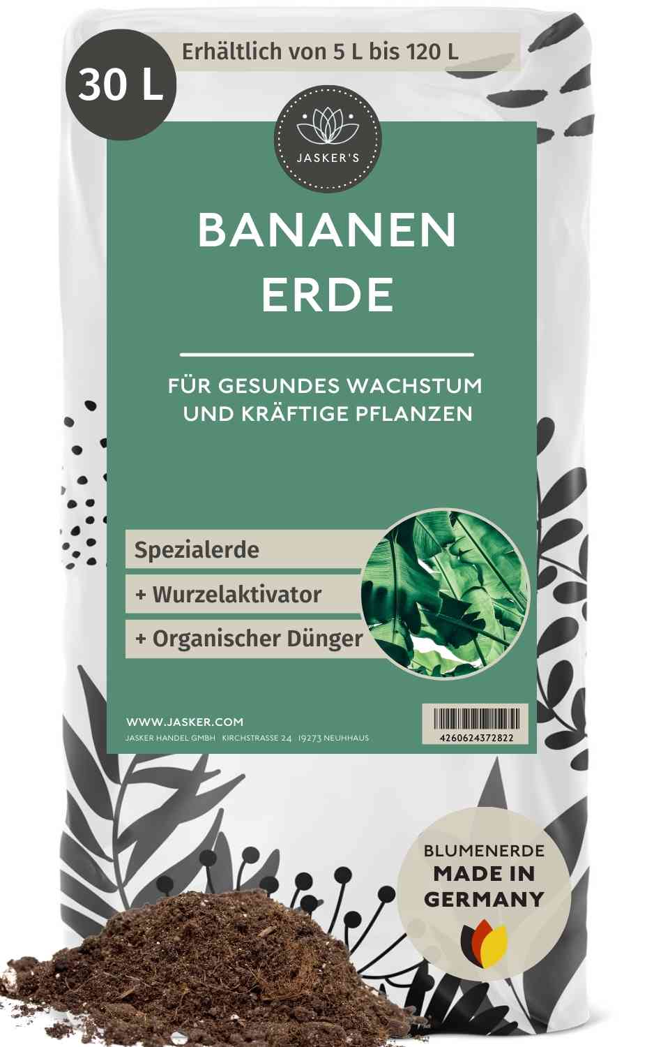 Bananenpflanzen Erde - 30 L
