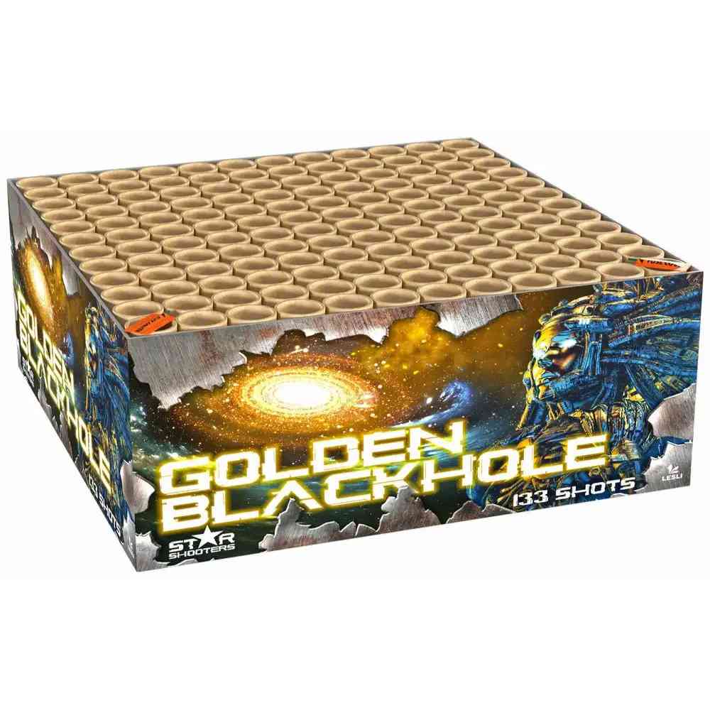 LESLI Verbundbatterie Golden Blackhole 133 Schuss Kat.F2