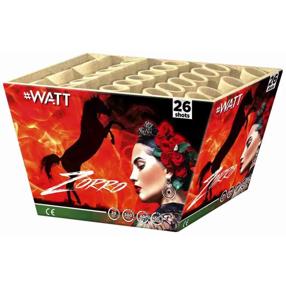 LESLI Fächerbatterie Zorro 26 Schuss Kat.F2