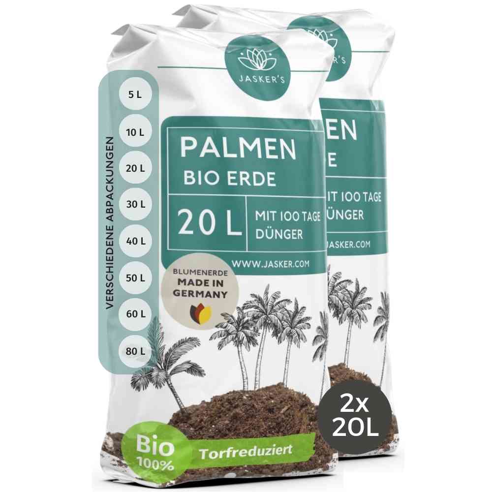 Palmenerde mit Dünger