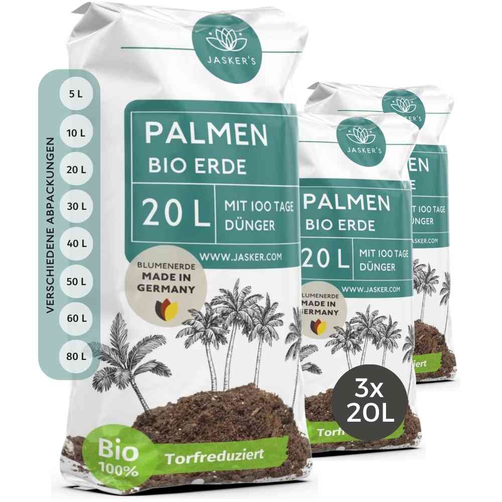 Palmenerde mit Dünger