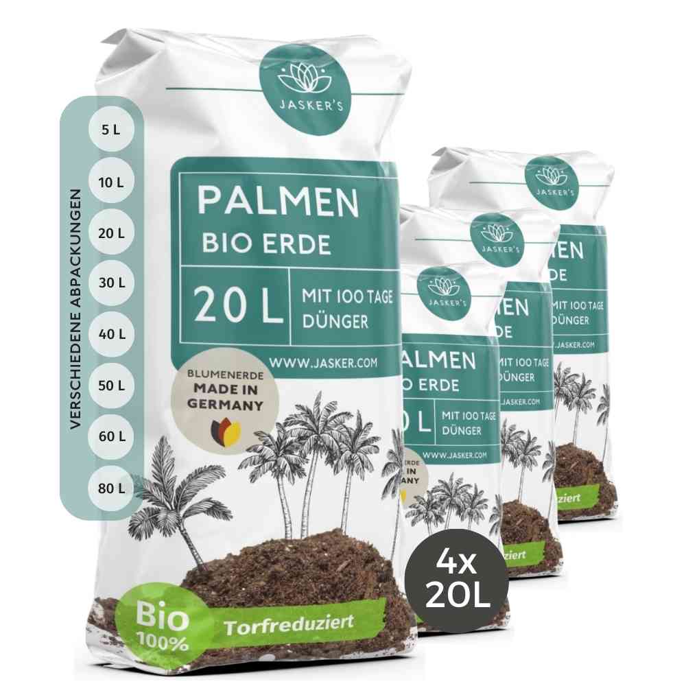 Palmenerde mit Dünger