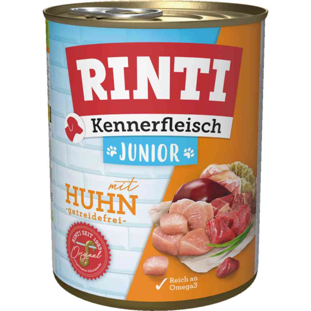 Rinti Kennerfleisch Junior Huhn 800 g Dose